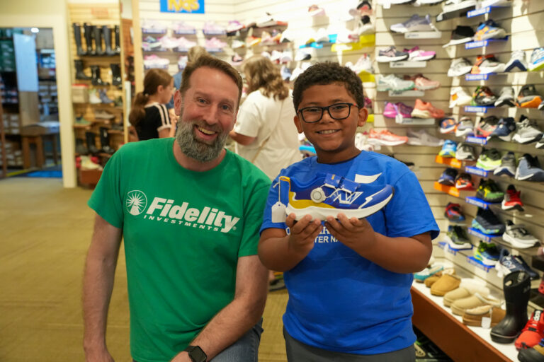 Fidelity’s ‘Kicks for Kids’ Combines New Shoes and Budgeting Lessons for Nashua’s Youth